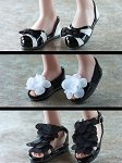 Firmly Planted Black & White Shoe Set