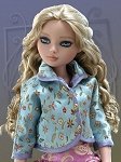 Ennui Blue Satin Jacket